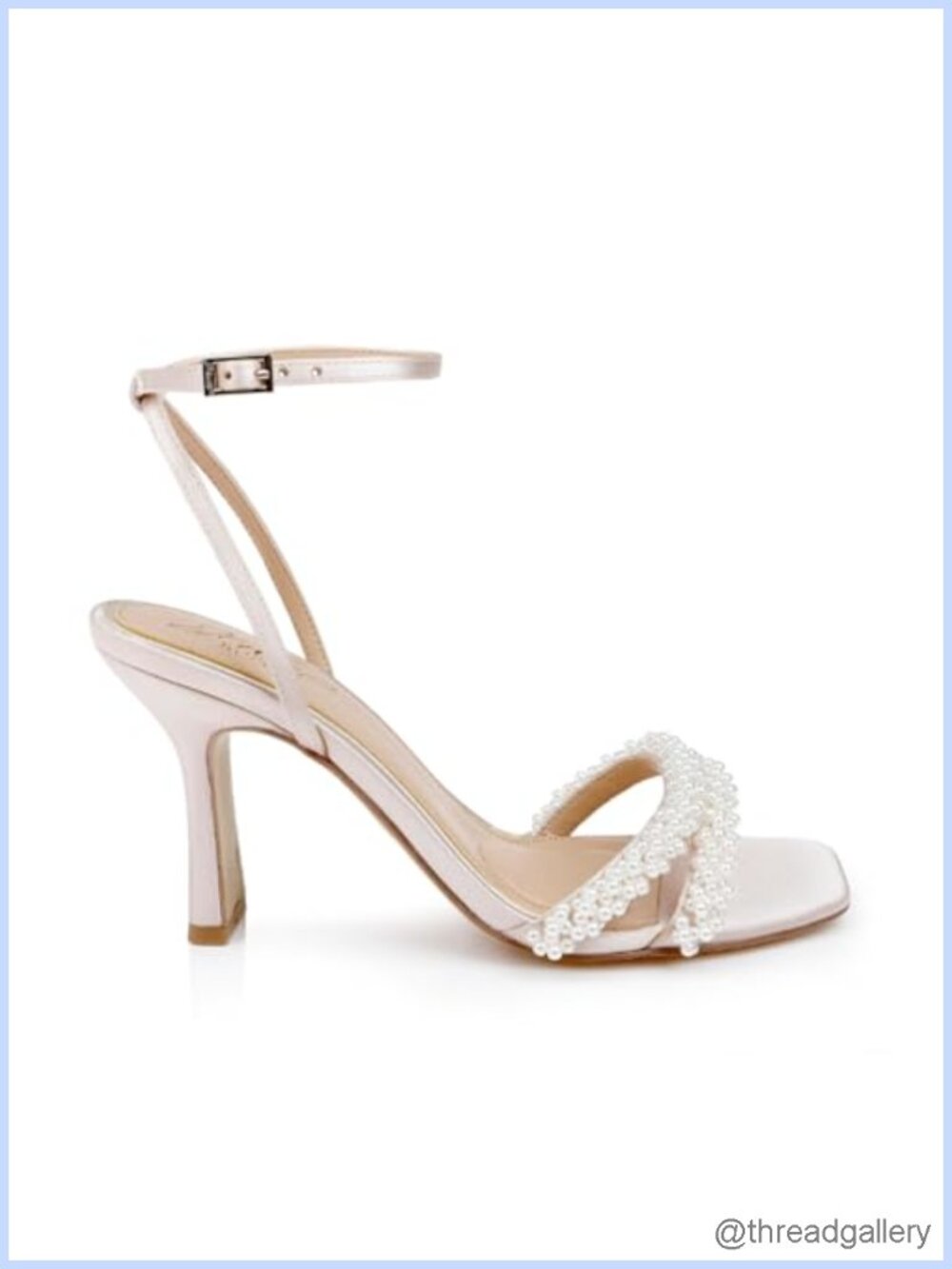 Womens Heeled Stiletto Sandals Ankle Strap Open Toe Satin Wedding